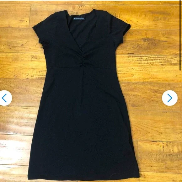 knee length dresses for ladies Lemon and Lime Printed Black Mini Dress main image 1